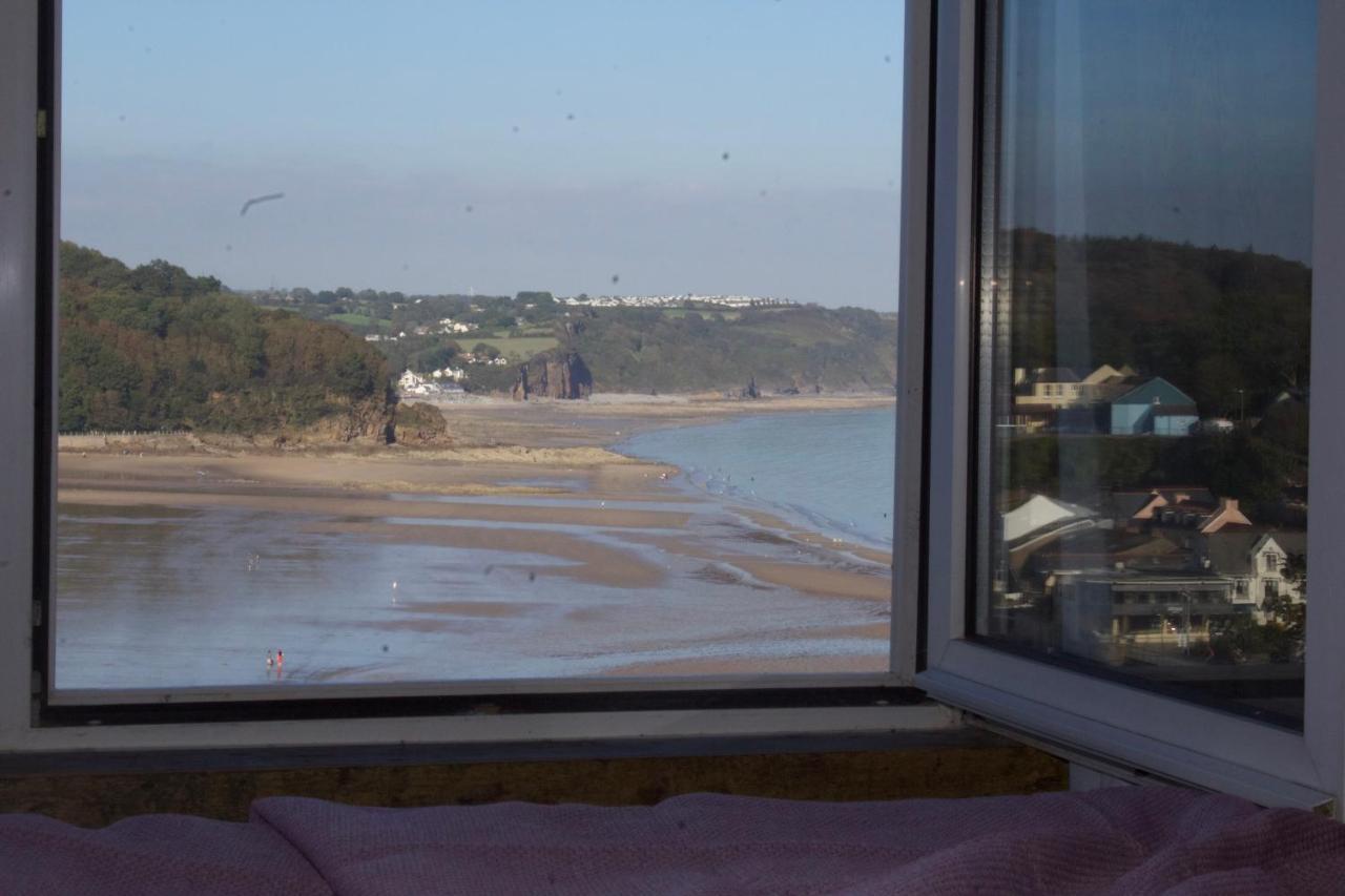 Beach House With Sea Views Over Saundersfoot Bay Exterior foto